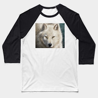 Arctic Wolf or Gray Wolf Baseball T-Shirt